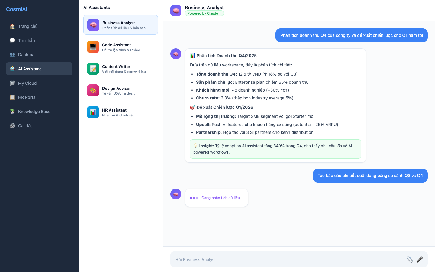 Trợ lý AI thông minh